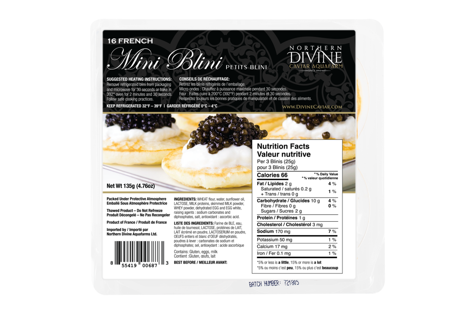 Northern Divine French Blini